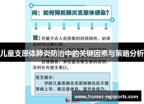儿童支原体肺炎防治中的关键因素与策略分析